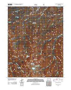 Capitol Peak Colorado Historical topographic map, 1:24000 scale, 7.5 X 7.5 Minute, Year 2011
