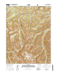 Capitol Peak Colorado Current topographic map, 1:24000 scale, 7.5 X 7.5 Minute, Year 2016