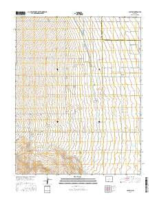 Capulin Colorado Current topographic map, 1:24000 scale, 7.5 X 7.5 Minute, Year 2016