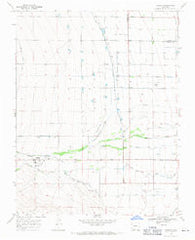 Capulin Colorado Historical topographic map, 1:24000 scale, 7.5 X 7.5 Minute, Year 1968