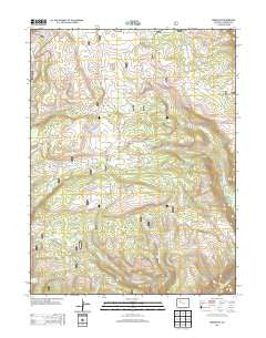 Carbonate Colorado Historical topographic map, 1:24000 scale, 7.5 X 7.5 Minute, Year 2013