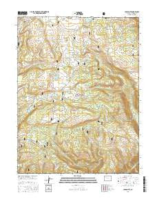 Carbonate Colorado Current topographic map, 1:24000 scale, 7.5 X 7.5 Minute, Year 2016