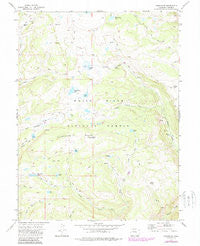 Carbonate Colorado Historical topographic map, 1:24000 scale, 7.5 X 7.5 Minute, Year 1974