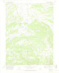 Carbonate Colorado Historical topographic map, 1:24000 scale, 7.5 X 7.5 Minute, Year 1974