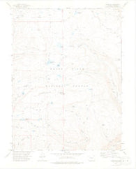 Carbonate Colorado Historical topographic map, 1:24000 scale, 7.5 X 7.5 Minute, Year 1974