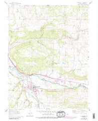 Carbondale Colorado Historical topographic map, 1:24000 scale, 7.5 X 7.5 Minute, Year 1961