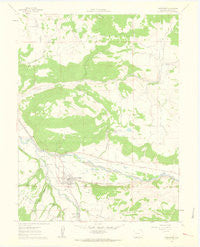Carbondale Colorado Historical topographic map, 1:24000 scale, 7.5 X 7.5 Minute, Year 1961
