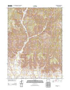 Carbonera Colorado Historical topographic map, 1:24000 scale, 7.5 X 7.5 Minute, Year 2013