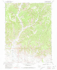 Carbonera Colorado Historical topographic map, 1:24000 scale, 7.5 X 7.5 Minute, Year 1968