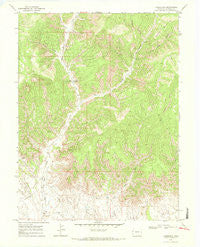 Carbonera Colorado Historical topographic map, 1:24000 scale, 7.5 X 7.5 Minute, Year 1968