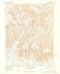 Carbonera Colorado Historical topographic map, 1:24000 scale, 7.5 X 7.5 Minute, Year 1968