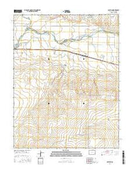 Carlton Colorado Current topographic map, 1:24000 scale, 7.5 X 7.5 Minute, Year 2016