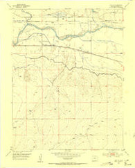 Carlton Colorado Historical topographic map, 1:24000 scale, 7.5 X 7.5 Minute, Year 1952