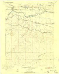 Carlton Colorado Historical topographic map, 1:24000 scale, 7.5 X 7.5 Minute, Year 1952