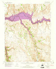 Carpenter Ridge Colorado Historical topographic map, 1:24000 scale, 7.5 X 7.5 Minute, Year 1954