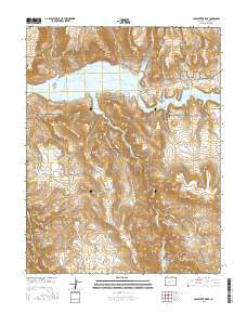 Carpenter Ridge Colorado Current topographic map, 1:24000 scale, 7.5 X 7.5 Minute, Year 2016