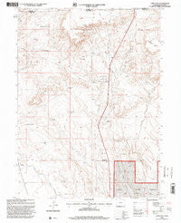 Carr East Colorado Historical topographic map, 1:24000 scale, 7.5 X 7.5 Minute, Year 1997