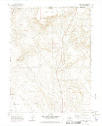 Carr East Colorado Historical topographic map, 1:24000 scale, 7.5 X 7.5 Minute, Year 1972