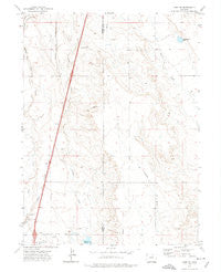 Carr SW Colorado Historical topographic map, 1:24000 scale, 7.5 X 7.5 Minute, Year 1972