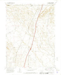 Carr West Colorado Historical topographic map, 1:24000 scale, 7.5 X 7.5 Minute, Year 1972