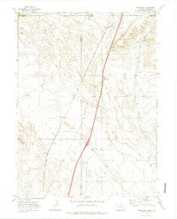 Carr West Colorado Historical topographic map, 1:24000 scale, 7.5 X 7.5 Minute, Year 1972