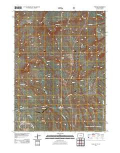 Carr East Colorado Historical topographic map, 1:24000 scale, 7.5 X 7.5 Minute, Year 2011