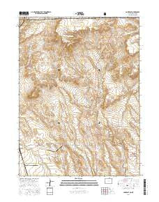 Carr East Colorado Current topographic map, 1:24000 scale, 7.5 X 7.5 Minute, Year 2016