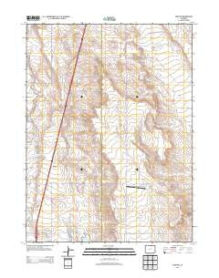 Carr SW Colorado Historical topographic map, 1:24000 scale, 7.5 X 7.5 Minute, Year 2013