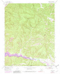 Carracas Colorado Historical topographic map, 1:24000 scale, 7.5 X 7.5 Minute, Year 1954