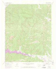 Carracas Colorado Historical topographic map, 1:24000 scale, 7.5 X 7.5 Minute, Year 1954