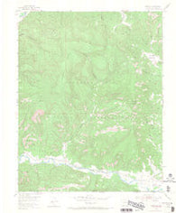 Carracas Colorado Historical topographic map, 1:24000 scale, 7.5 X 7.5 Minute, Year 1954