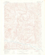 Carracas Colorado Historical topographic map, 1:24000 scale, 7.5 X 7.5 Minute, Year 1954