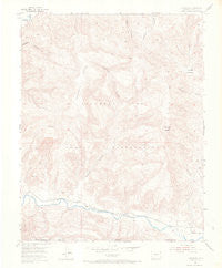 Carracas Colorado Historical topographic map, 1:24000 scale, 7.5 X 7.5 Minute, Year 1954
