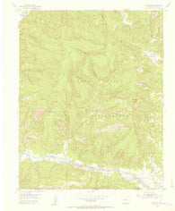 Carracas Colorado Historical topographic map, 1:24000 scale, 7.5 X 7.5 Minute, Year 1954