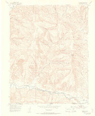 Carracas Colorado Historical topographic map, 1:24000 scale, 7.5 X 7.5 Minute, Year 1954
