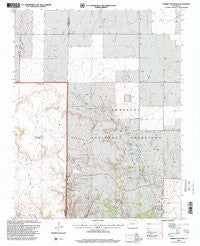 Carrizo Mountain Colorado Historical topographic map, 1:24000 scale, 7.5 X 7.5 Minute, Year 1996