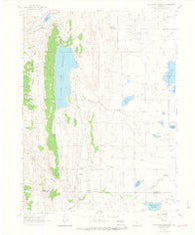 Carter Lake Reservoir Colorado Historical topographic map, 1:24000 scale, 7.5 X 7.5 Minute, Year 1962