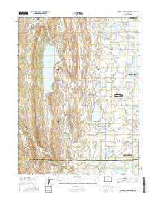 Carter Lake Reservoir Colorado Current topographic map, 1:24000 scale, 7.5 X 7.5 Minute, Year 2016