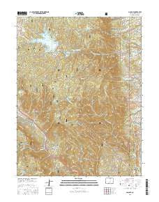 Cascade Colorado Current topographic map, 1:24000 scale, 7.5 X 7.5 Minute, Year 2016