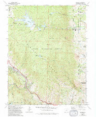 Cascade Colorado Historical topographic map, 1:24000 scale, 7.5 X 7.5 Minute, Year 1986