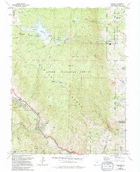 Cascade Colorado Historical topographic map, 1:24000 scale, 7.5 X 7.5 Minute, Year 1986