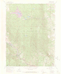 Cascade Colorado Historical topographic map, 1:24000 scale, 7.5 X 7.5 Minute, Year 1961