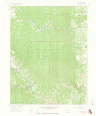 Cascade Colorado Historical topographic map, 1:24000 scale, 7.5 X 7.5 Minute, Year 1961