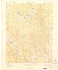 Cascade Colorado Historical topographic map, 1:24000 scale, 7.5 X 7.5 Minute, Year 1950
