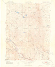 Cascade Colorado Historical topographic map, 1:24000 scale, 7.5 X 7.5 Minute, Year 1950