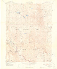 Cascade Colorado Historical topographic map, 1:24000 scale, 7.5 X 7.5 Minute, Year 1950