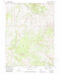 Castle Peak Colorado Historical topographic map, 1:24000 scale, 7.5 X 7.5 Minute, Year 1972