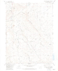 Castle Rock Gulch Colorado Historical topographic map, 1:24000 scale, 7.5 X 7.5 Minute, Year 1983