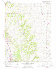 Castle Rock North Colorado Historical topographic map, 1:24000 scale, 7.5 X 7.5 Minute, Year 1965