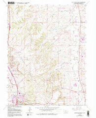 Castle Rock North Colorado Historical topographic map, 1:24000 scale, 7.5 X 7.5 Minute, Year 1965